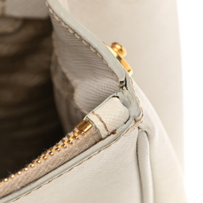Prada Saffiano Lux Large Galleria Double Zip Tote Talco 16 of 24