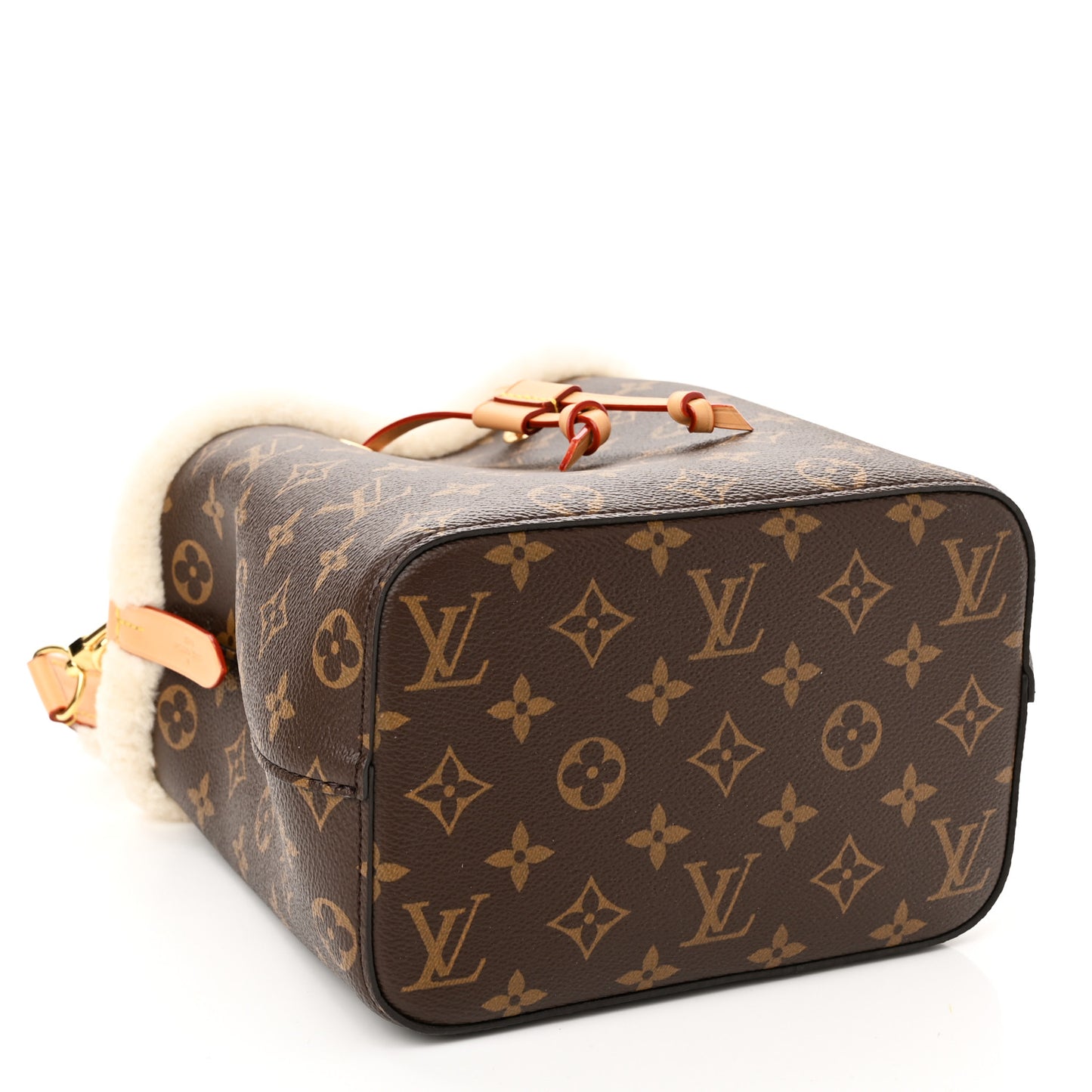 Monogram Shearling Cozygram Neonoe BB