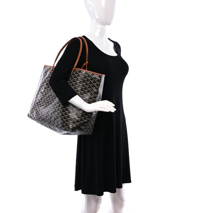 Goyard Goyardine Saint Louis GM Black Gold 2 of 10