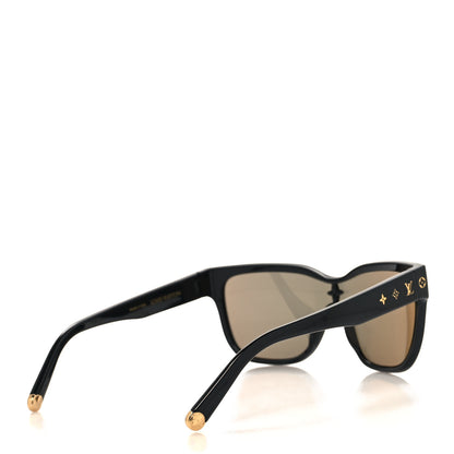 Louis Vuitton Nylon LV Shadow Square Sunglasses Z1843U Black 4 of 8