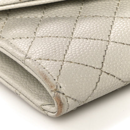 Saint Laurent Grain De Poudre Textured Mixed Matelasse Triquilt Small Monogram Envelope Wallet Blanc Vintage 8 of 13