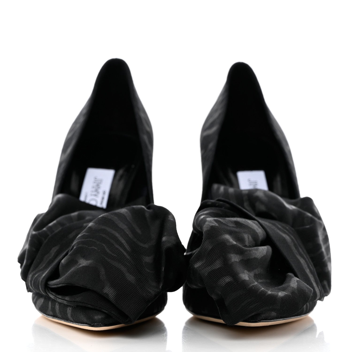 Jimmy Choo x Off White Moire Mary 100 Pumps 36 Black 2 of 8