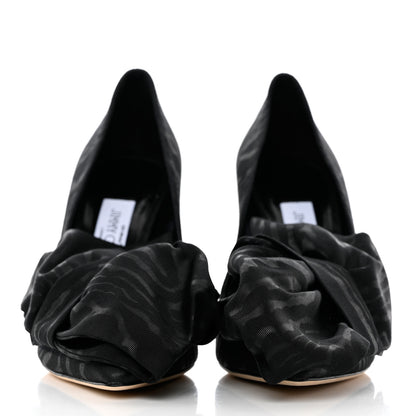 Jimmy Choo x Off White Moire Mary 100 Pumps 36 Black 2 of 8