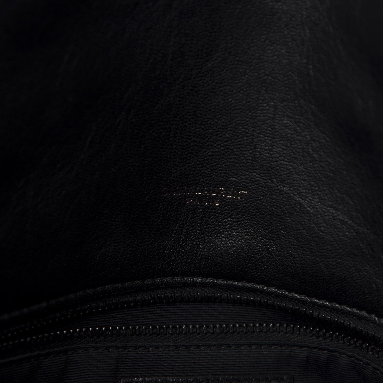 Saint Laurent Lambskin Quilted Medium Loulou Puffer Monogram Chain Satchel Black 9 of 11