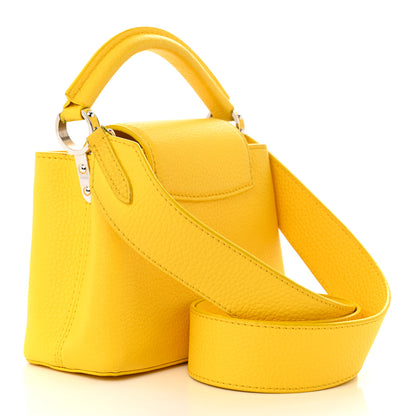 Louis Vuitton Taurillon Mini Capucines Yellow 3 of 15
