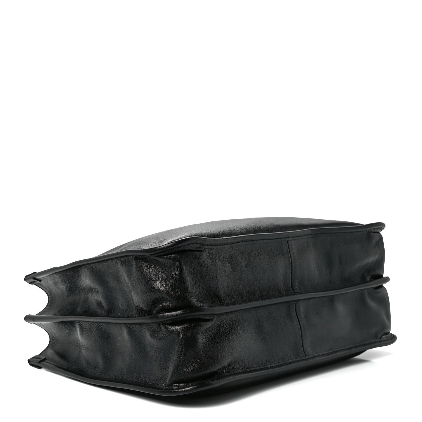New Sakai Calfskin Lux Medium Horsebit 1955 Tote Bag Black