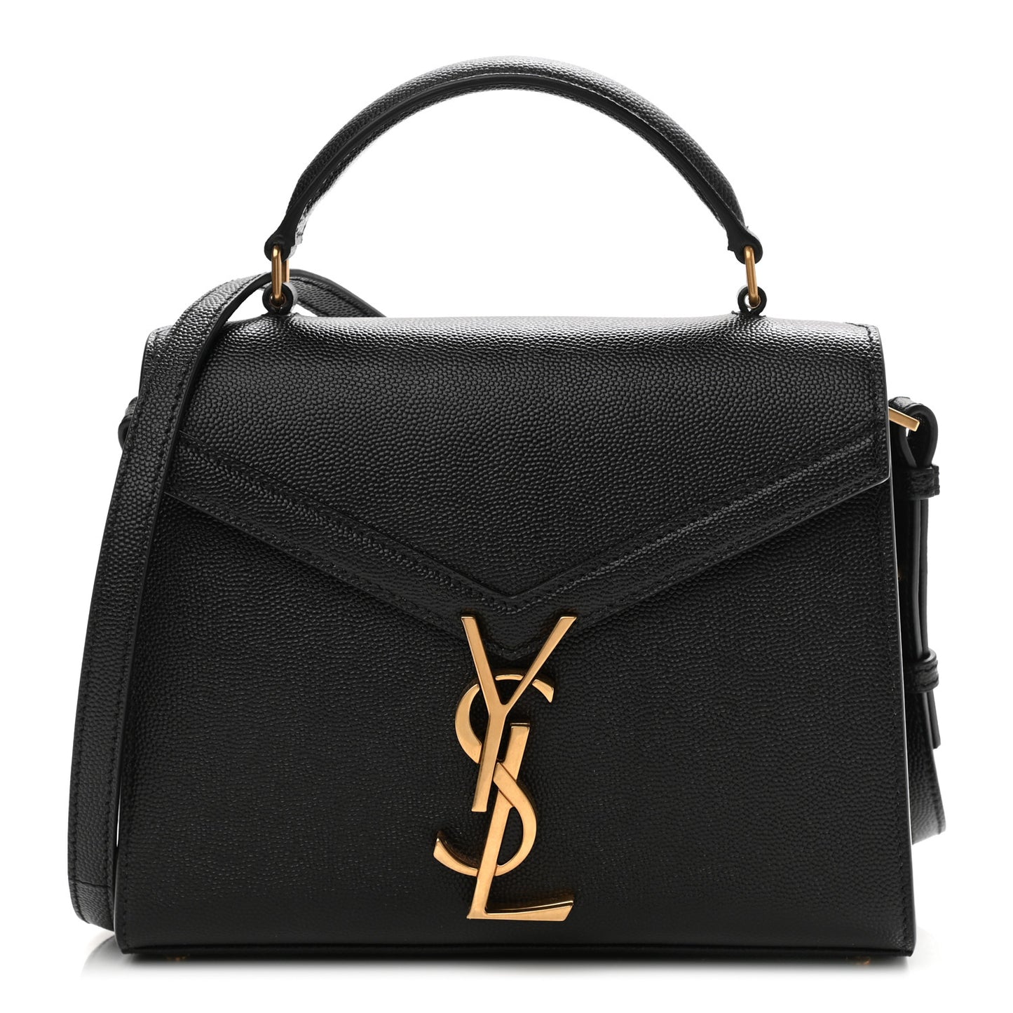Grain de Poudre Mini Classic Monogram Cassandra Top Handle Black
