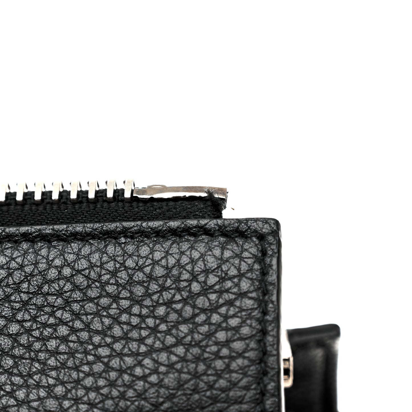 Grained Calfskin Medium Souple Sac De Jour Duffle Black
