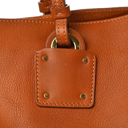 Chloe Smooth Calfskin Medium Vick Tote Caramel 7 of 10