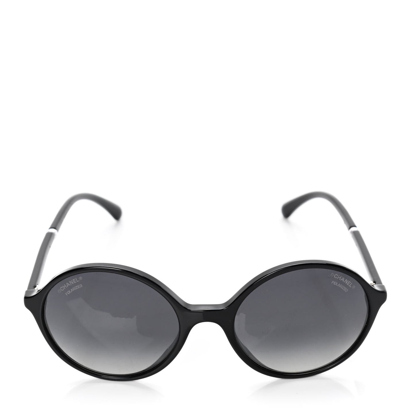 Acetate Pearl Round Sunglasses 5391 H A Black