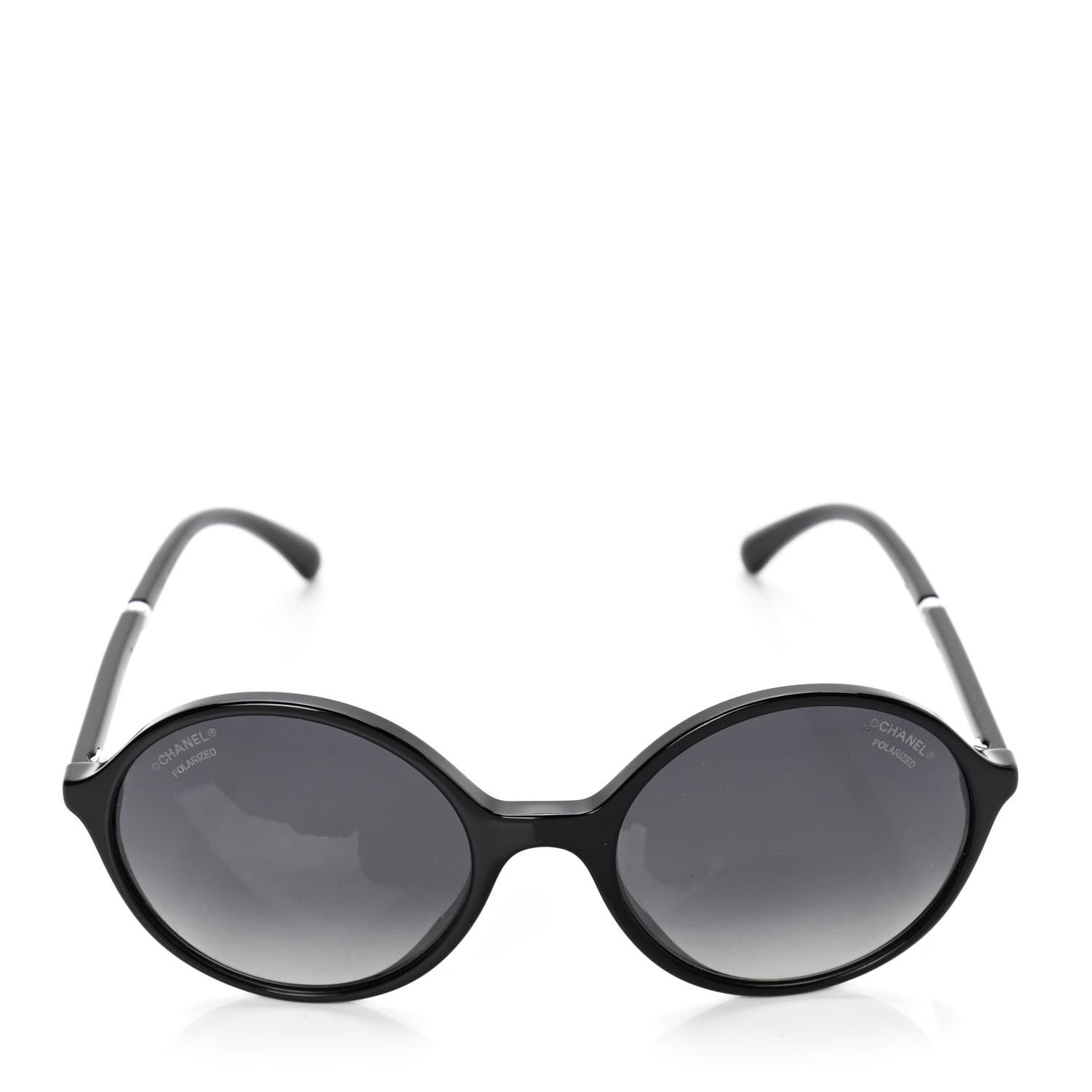 Chanel Acetate Pearl Round Sunglasses 5391 H A Black 2 of 6