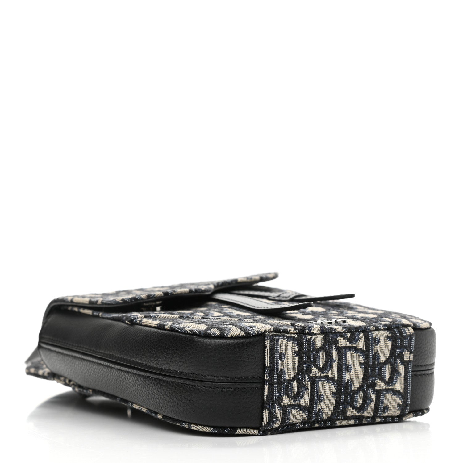 Christian Dior Oblique Saddle Pouch Blue 4 of 10