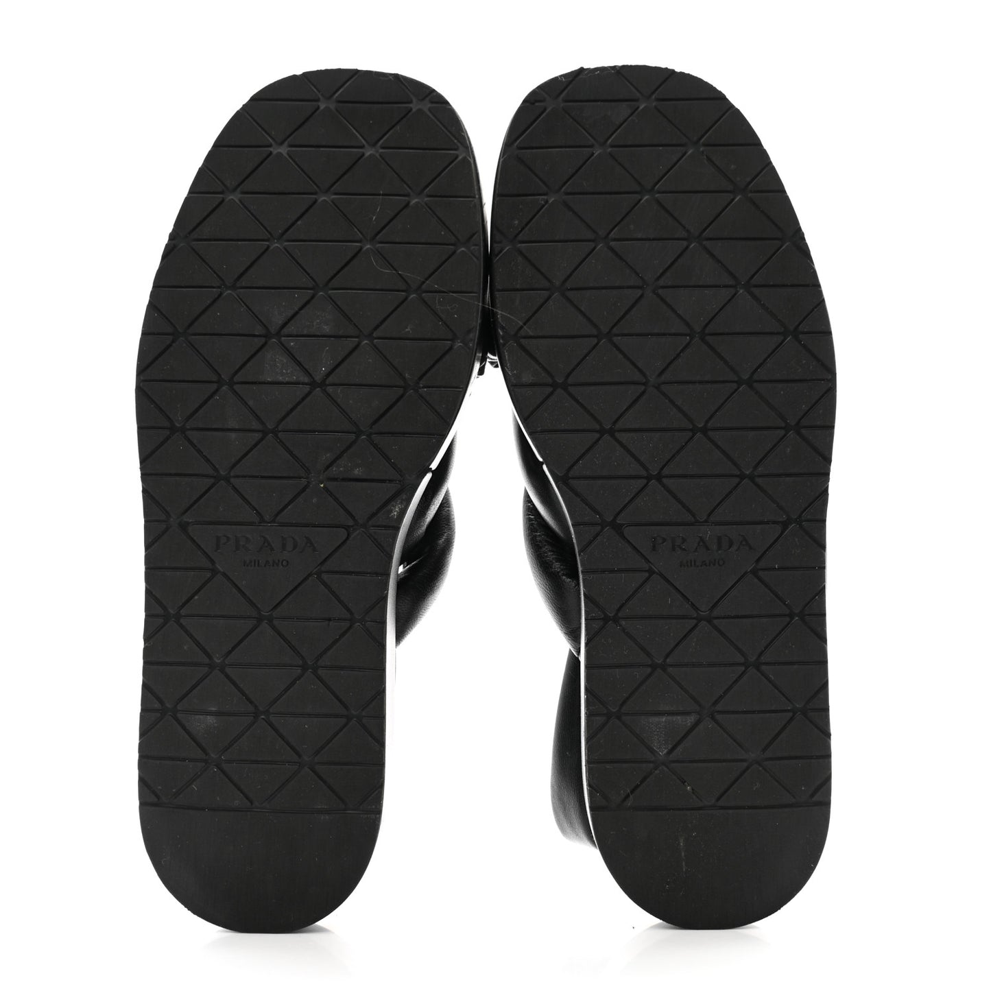 Nappa Padded Blow 20mm Slingback Sandals 38 Black