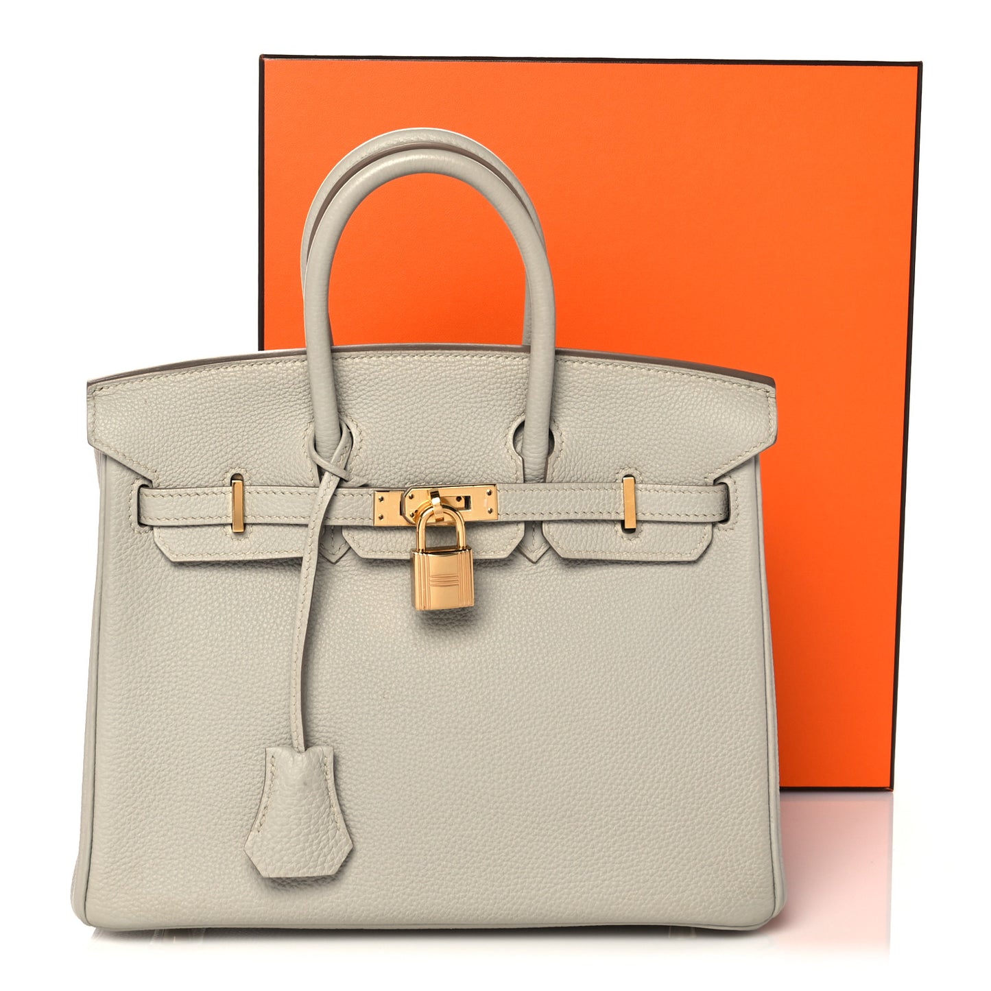 Togo Birkin 25 Gris Perle