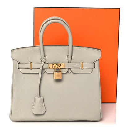 Hermes Togo Birkin 25 Gris Perle 10 of 10