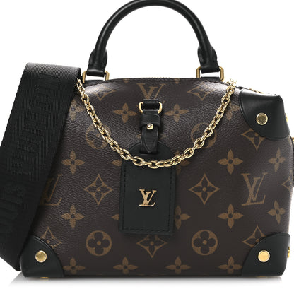 Louis Vuitton Monogram Petite Malle Souple Black 7 of 11