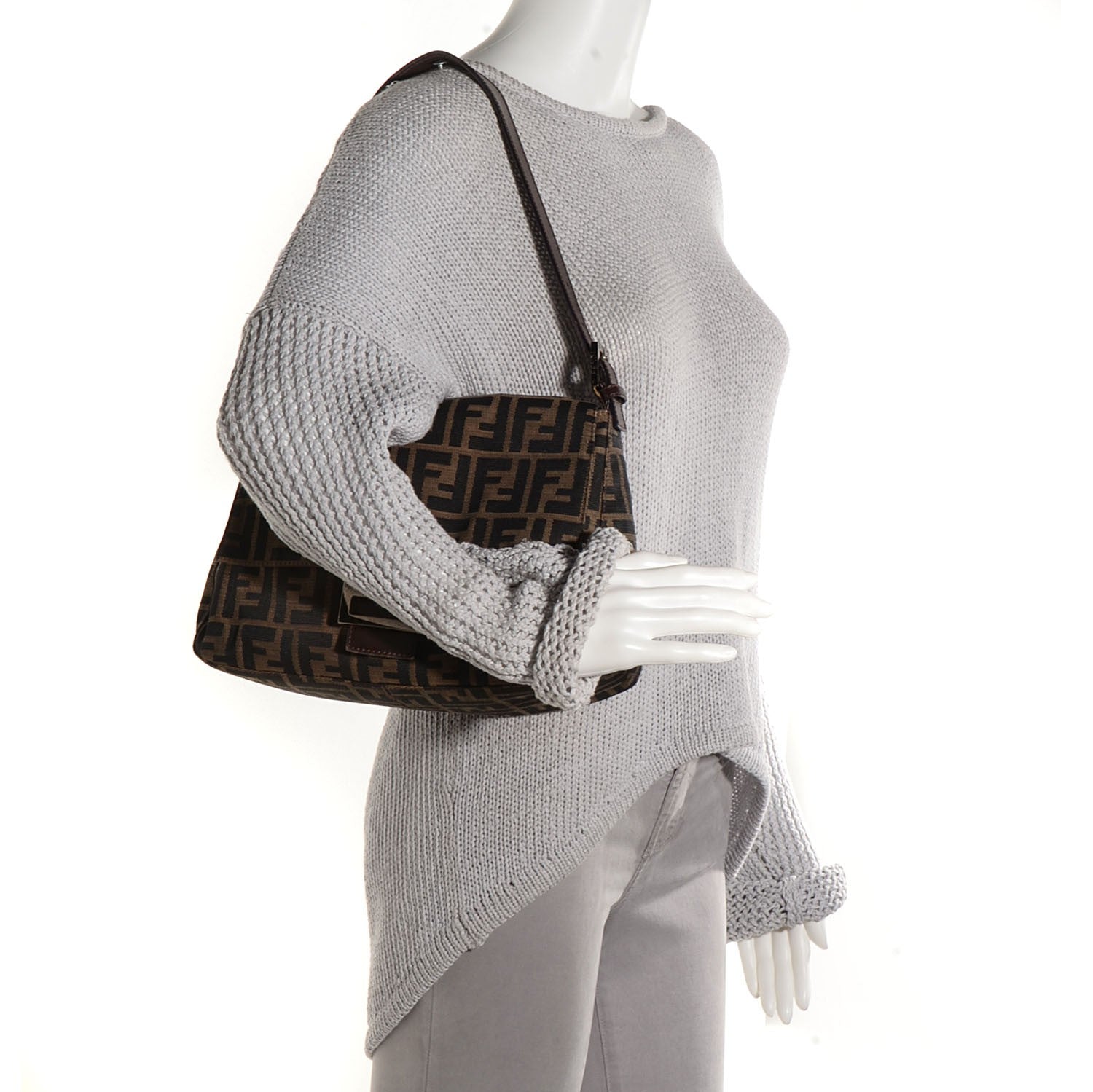 Fendi Zucca Mama Baguette Tobacco 2 of 8