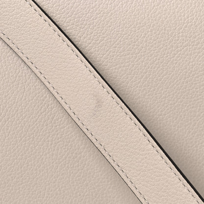 Gucci Grained Calfskin Logo Half Moon Hobo White 13 of 13