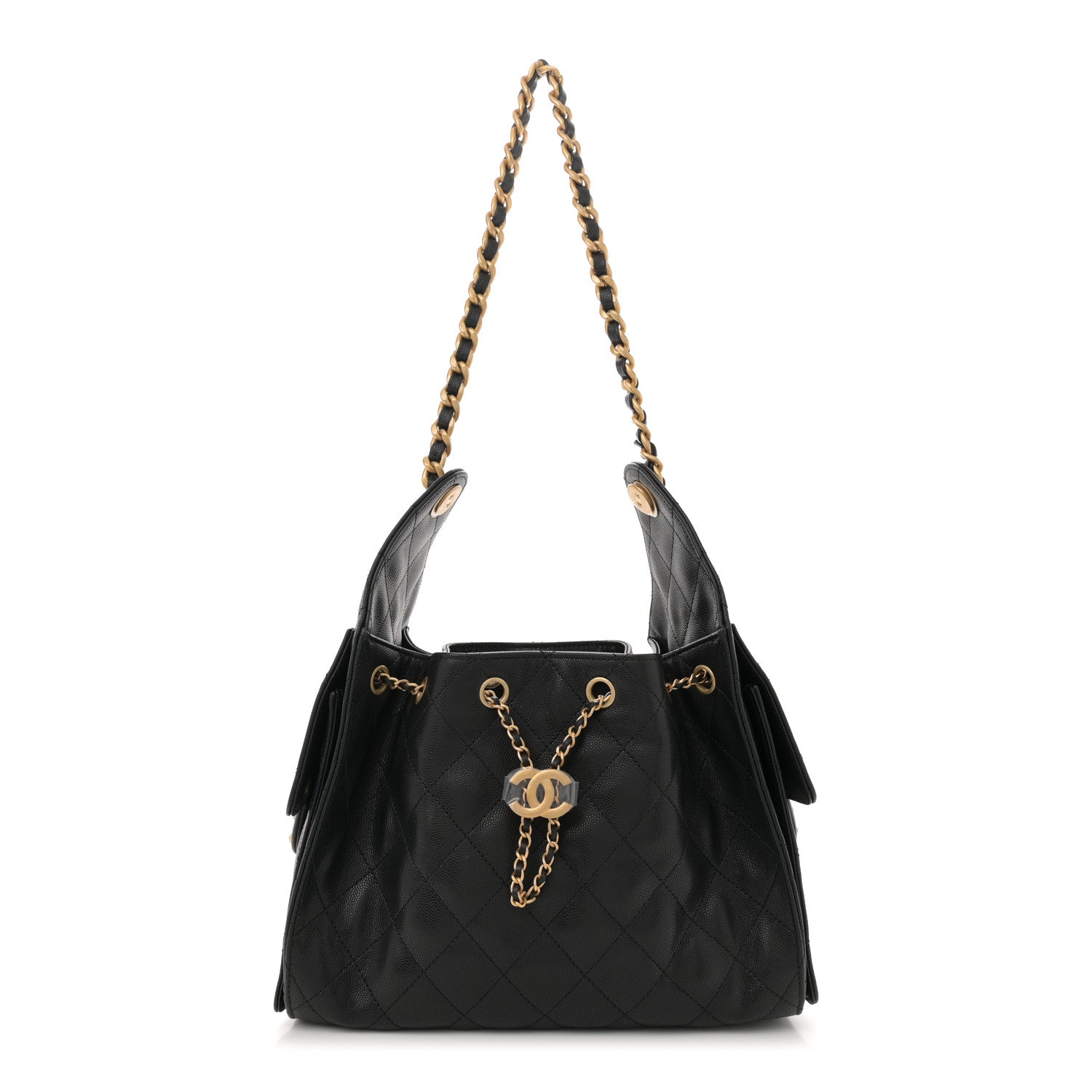 Chanel Caviar Quilted Small Chanel 25 Handbag Black 1 of 11