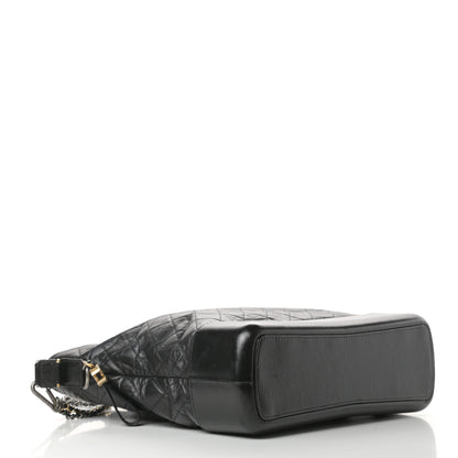 Chanel Calfskin Quilted Large Gabrielle Shopping Tote Black 4 of 17