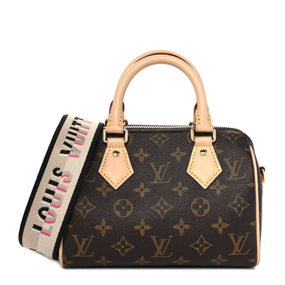 Louis Vuitton Monogram Speedy Bandouliere 20 Black 1 of 10