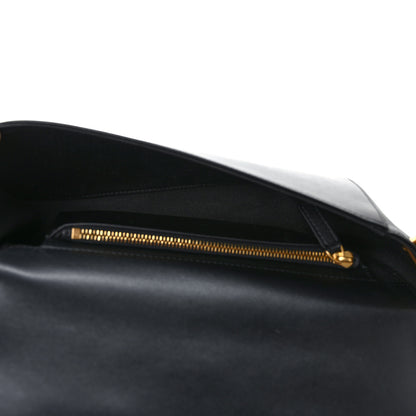 Valentino Garavani Calfskin VLogo Walk Shoulder Bag Black 5 of 9