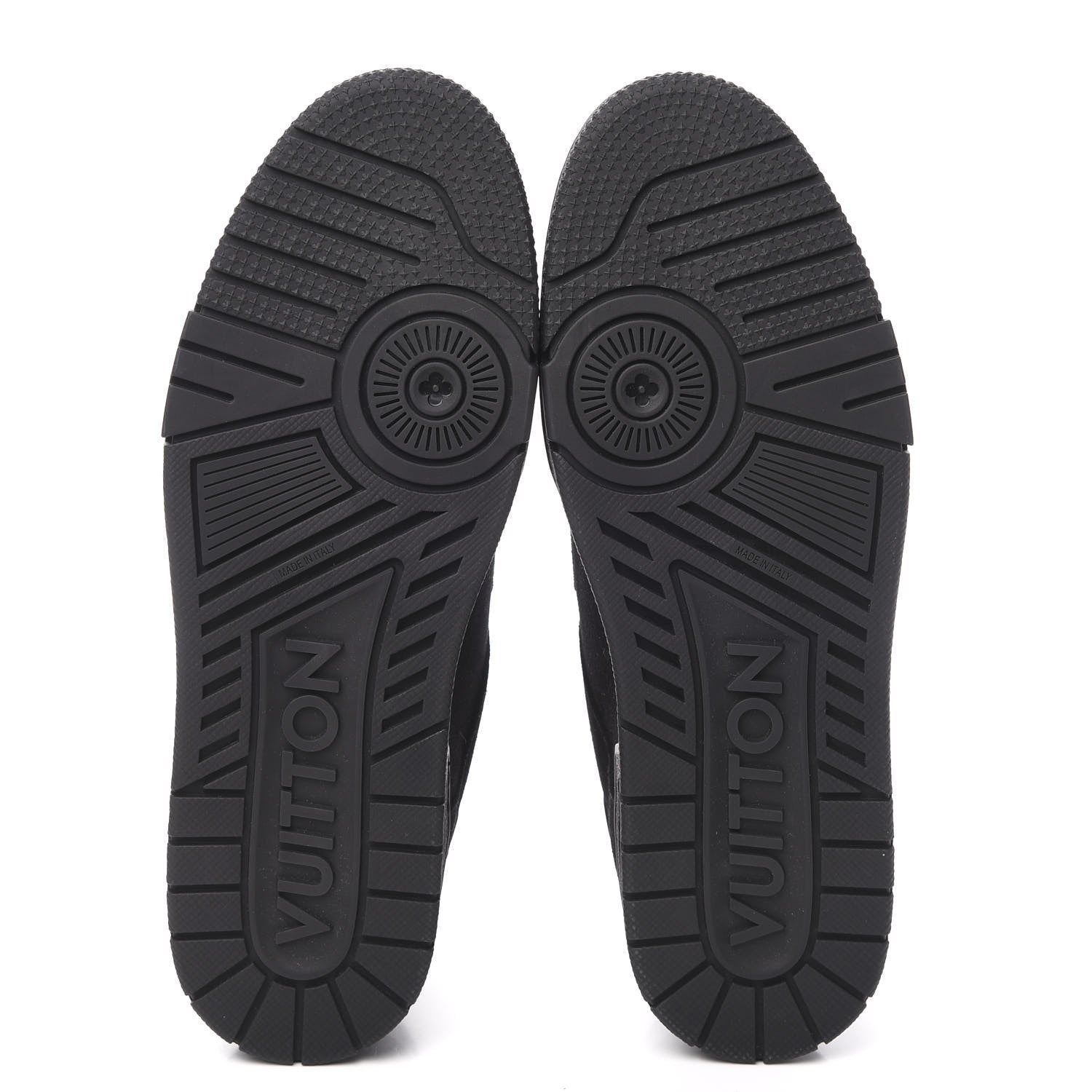 Louis Vuitton Suede Uniform Sneakers 9.5 Black 5 of 9