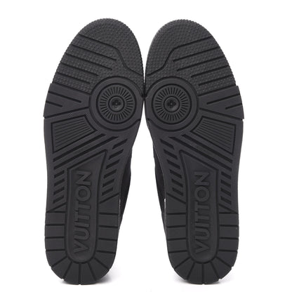 Louis Vuitton Suede Uniform Sneakers 9.5 Black 5 of 9