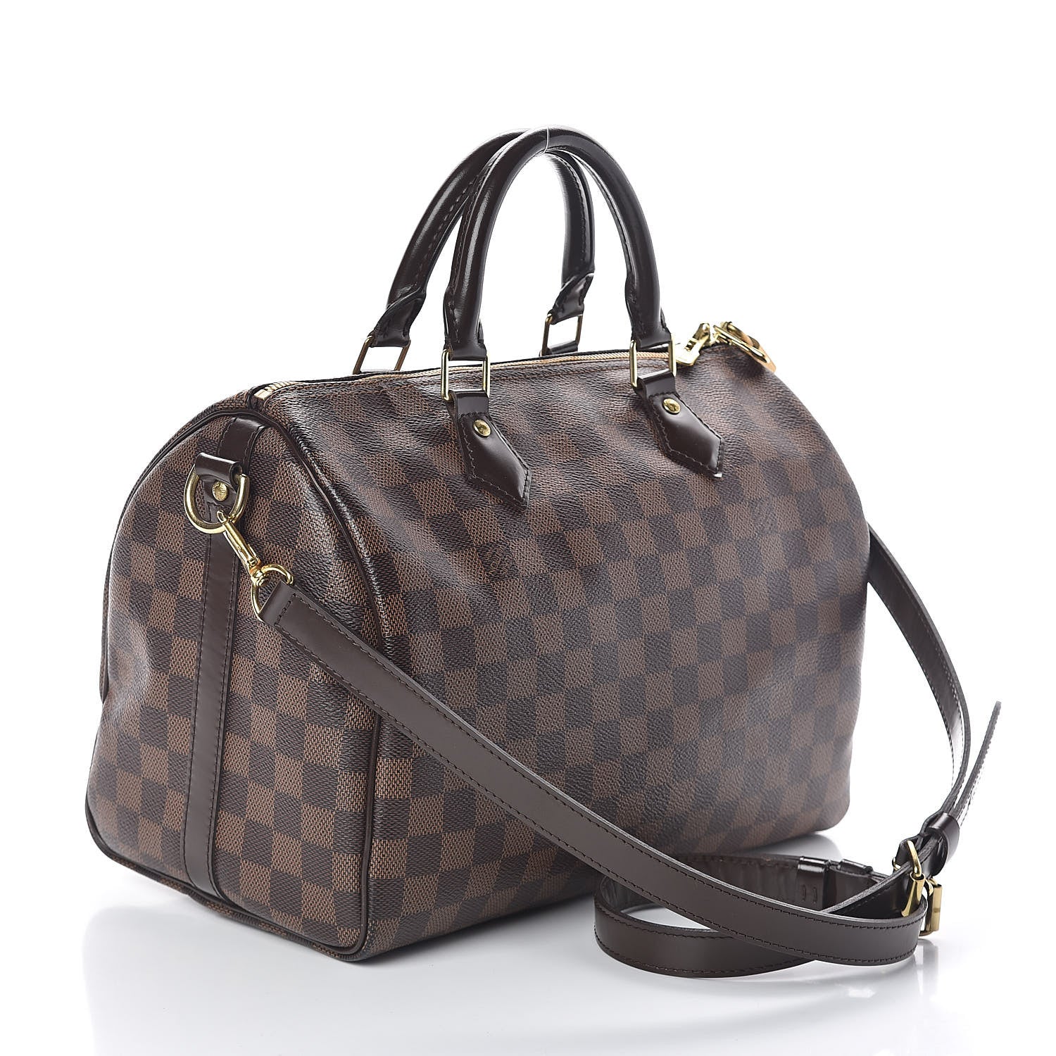 Louis Vuitton Damier Ebene Speedy Bandouliere 30 3 of 10