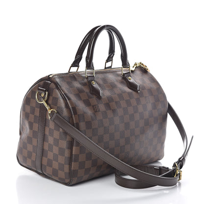 Louis Vuitton Damier Ebene Speedy Bandouliere 30 3 of 10