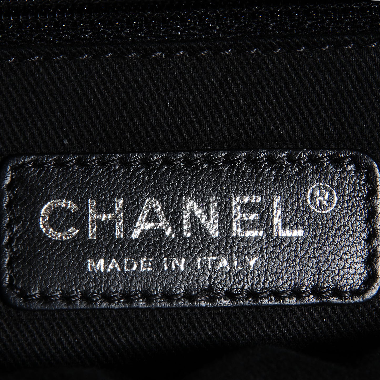 Iridescent Calfskin In the Mix Jumbo Double Flap Black
