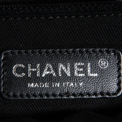 Chanel Iridescent Calfskin In the Mix Jumbo Double Flap Black 16 of 19