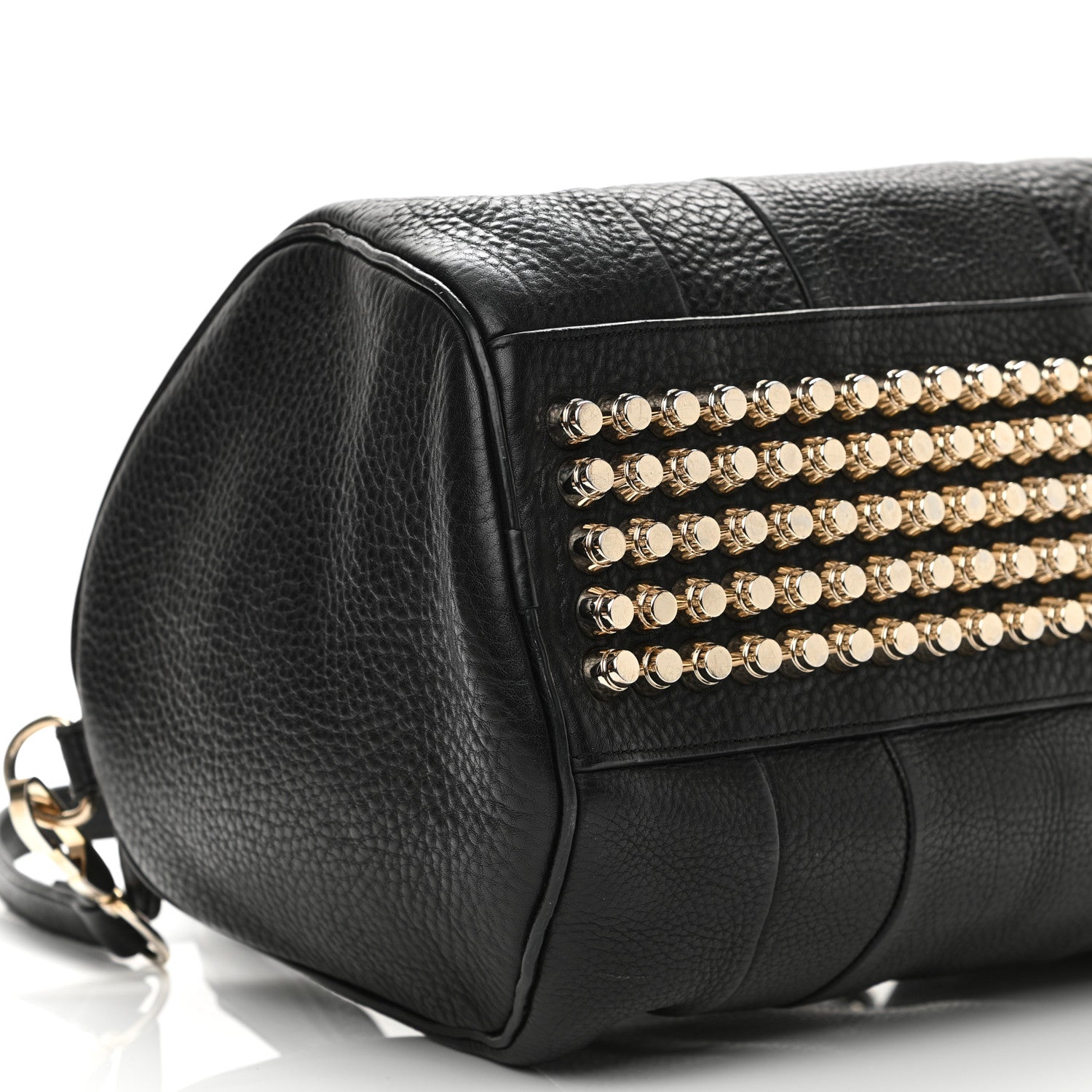 Alexander Wang Pebbled Lambskin Rocco Black Pale Gold Hardware 7 of 10