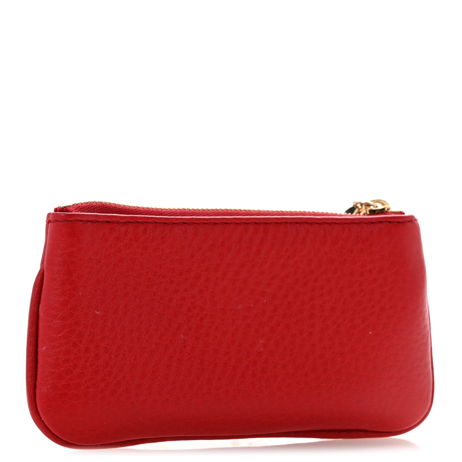 Gucci Pebbled Calfskin Soho Key Case Red Red 3 of 9