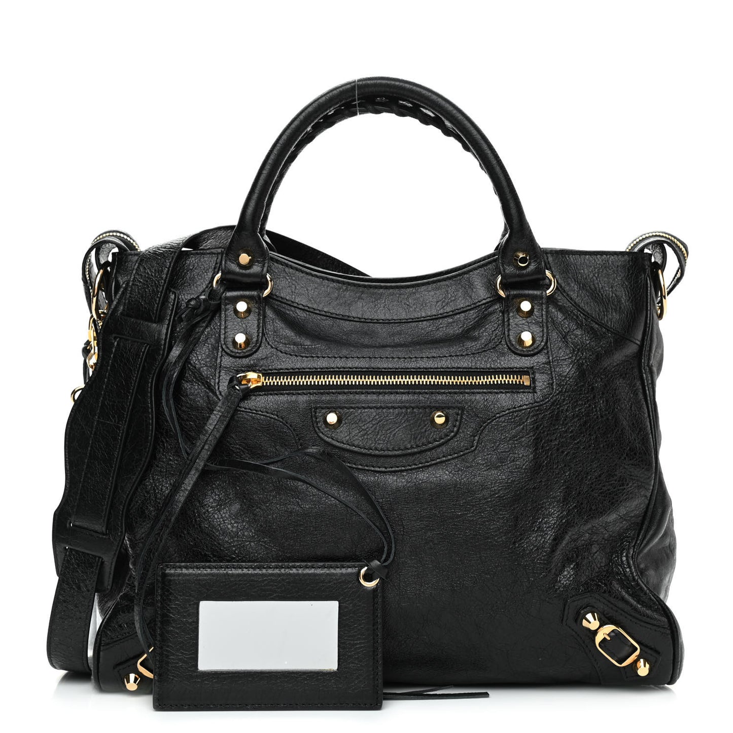 Agneau Classic Gold Hardware Velo Black