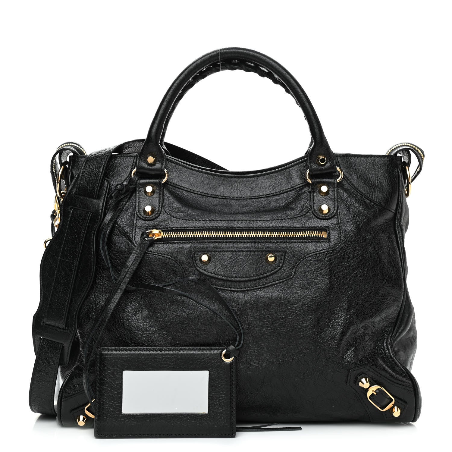 Balenciaga Agneau Classic Gold Hardware Velo Black 1 of 9