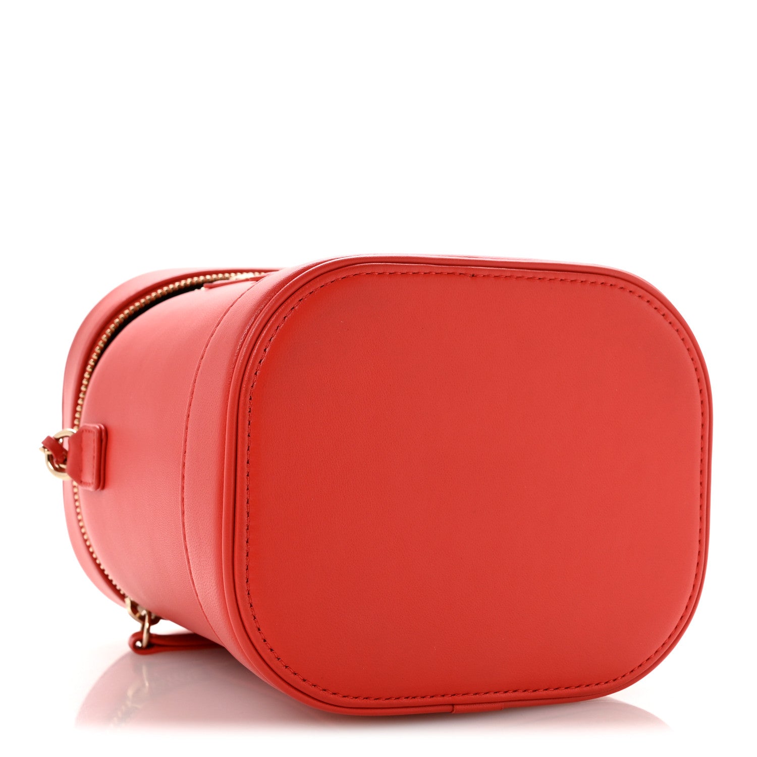 Chanel Lambskin Timeless Vanity Cosmetic Case Red 4 of 12