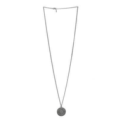 Chanel Medallion CC Rue Cambon Chain Necklace Ruthenium 2 of 3