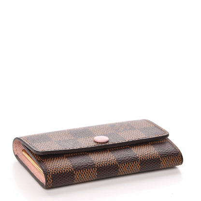 Louis Vuitton Damier Ebene Multicles 6 Key Holder Rose Ballerine 4 of 8