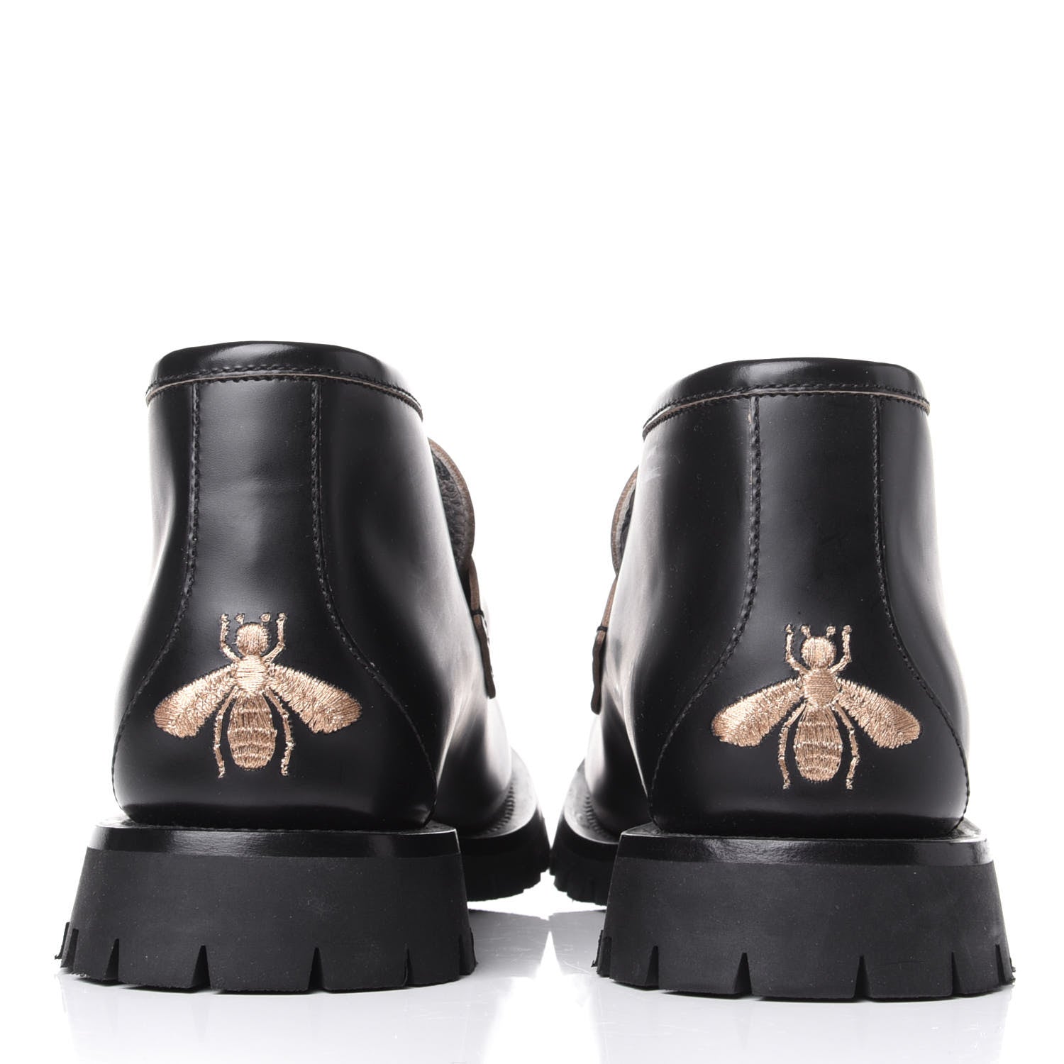 Gucci Cordovan Lux Mens Harald Horsebit Ankle Boots 8.5 Black 6 of 12