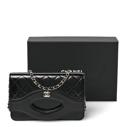 Chanel Calfskin Quilted 31 Wallet On Chain WOC Black 12 of 12