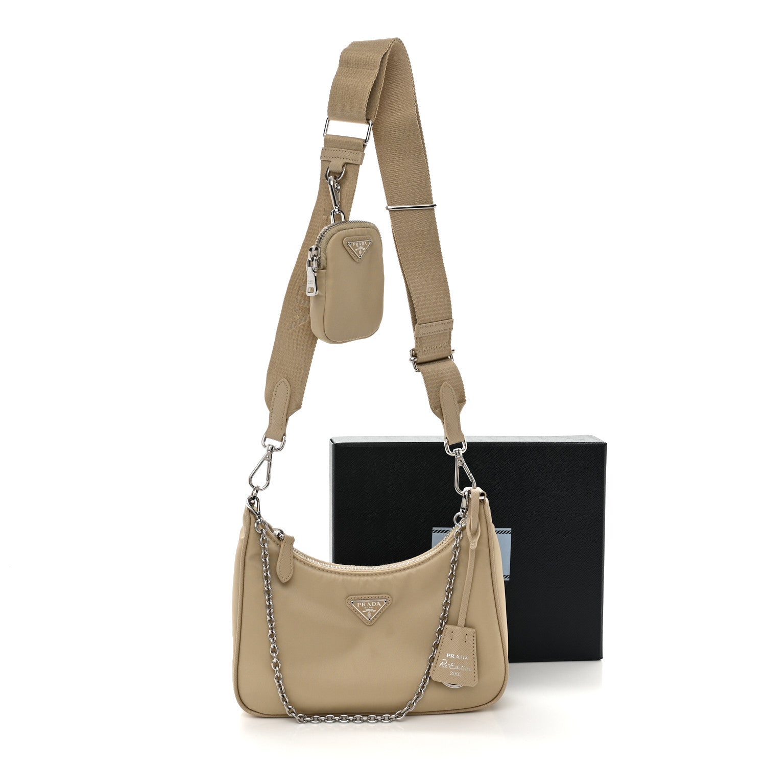 Prada Saffiano Lux Re-Edition 2005 Shoulder Bag Cammeo 11 of 11