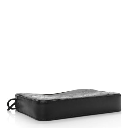 Louis Vuitton Calfskin Monogram Shadow Duo Messenger Black 3 of 8