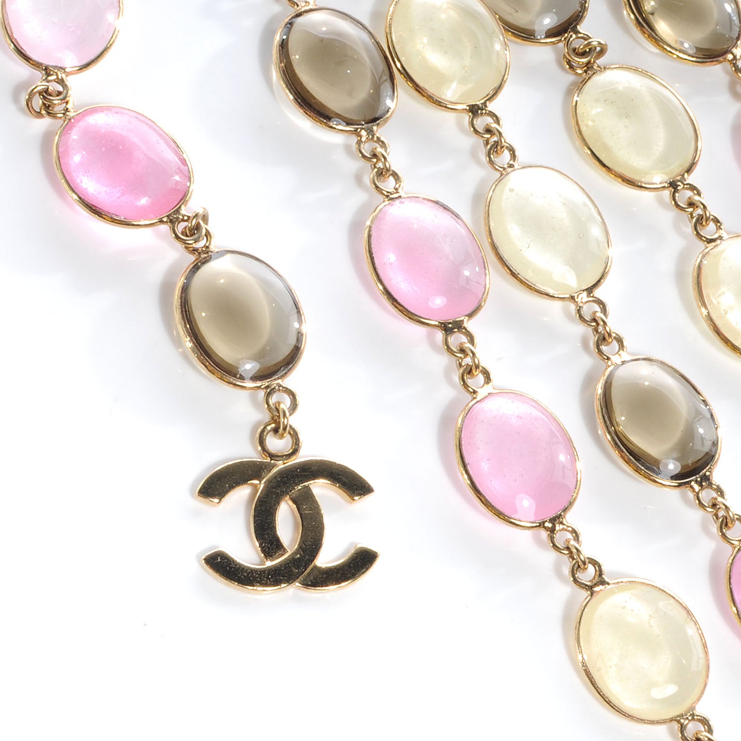 Chanel Poured Glass Chain CC Belt Multicolor 3 of 4