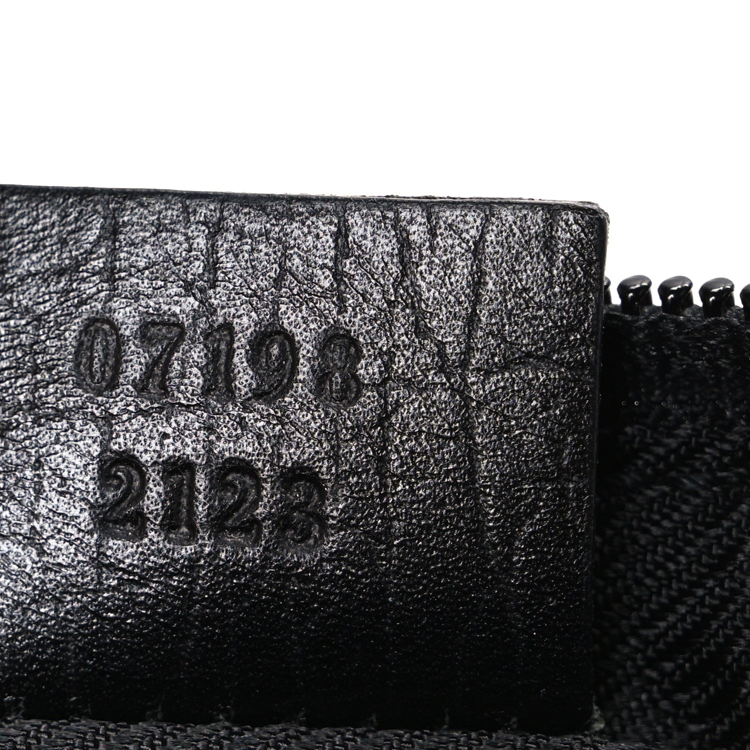 Gucci Denim Monogram Boat Pochette Black 7 of 10