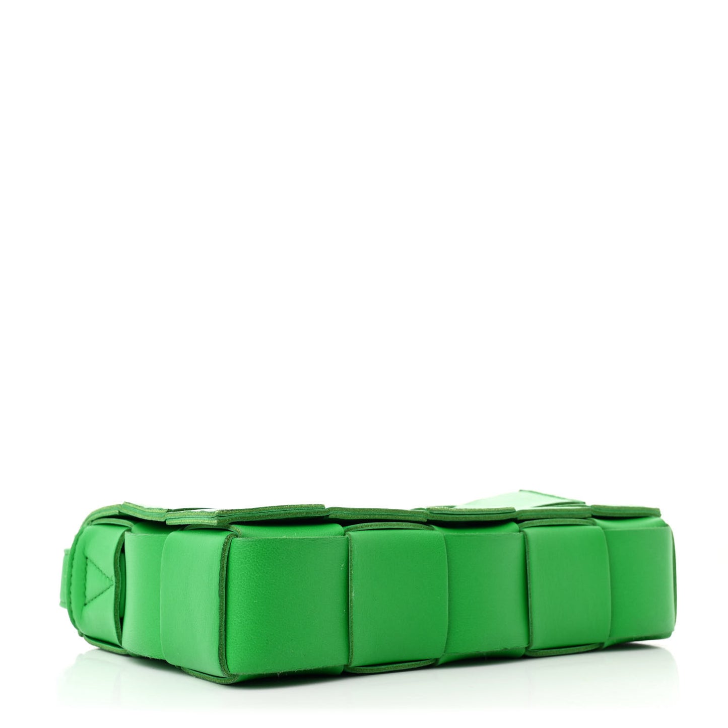 Lambskin Maxi Intrecciato Cassette Crossbody Bag Parakeet