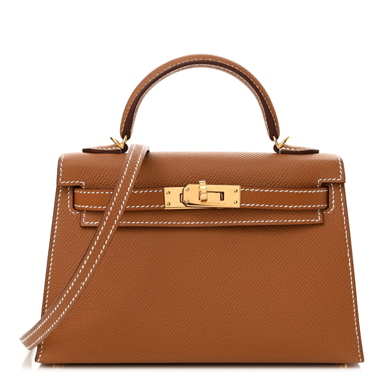 Hermes Epsom Mini Kelly Sellier 20 Gold 1 of 11