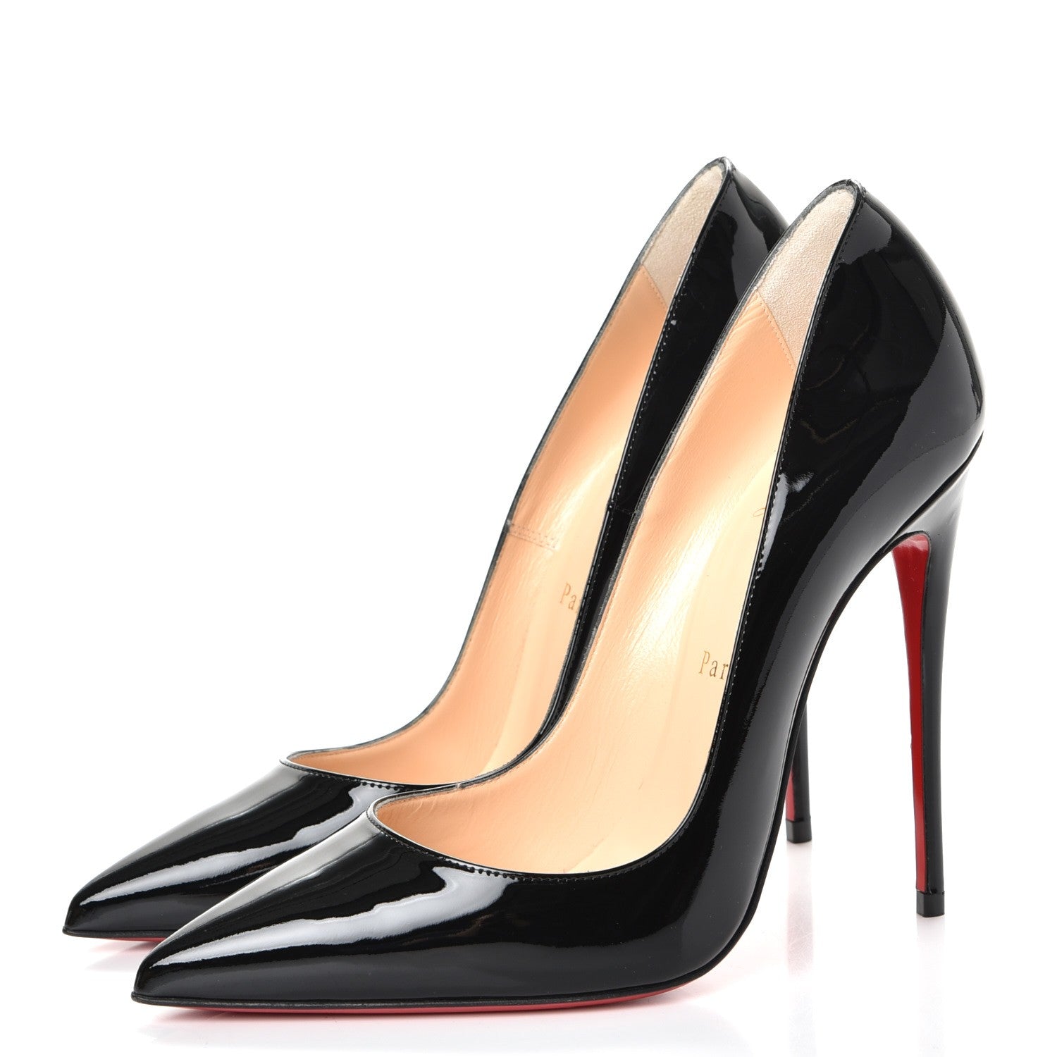Christian Louboutin Patent So Kate 120 Pumps 38 Black 3 of 8