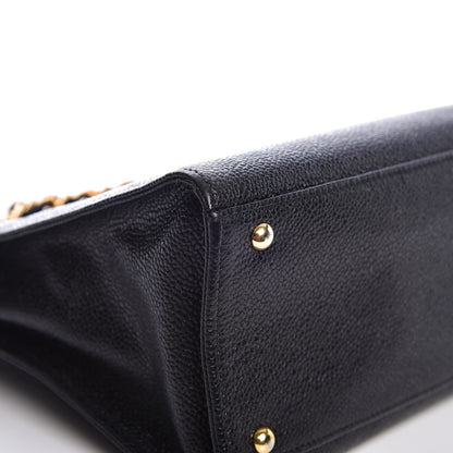 Chanel Caviar Flap Shoulder Bag Black 11 of 13