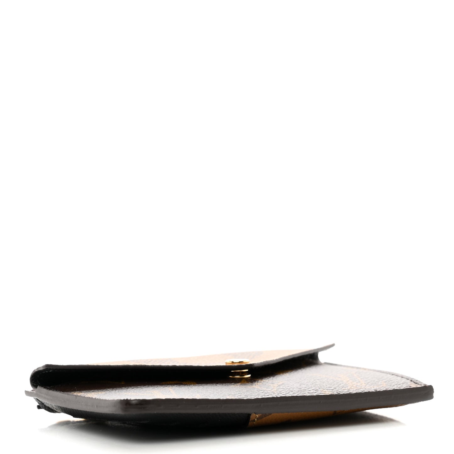 Reverse Monogram Recto Verso Card Holder Brown